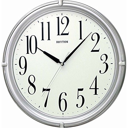 Rhythm(Japan) Super Luminous Silent Silky Move Wall Clock